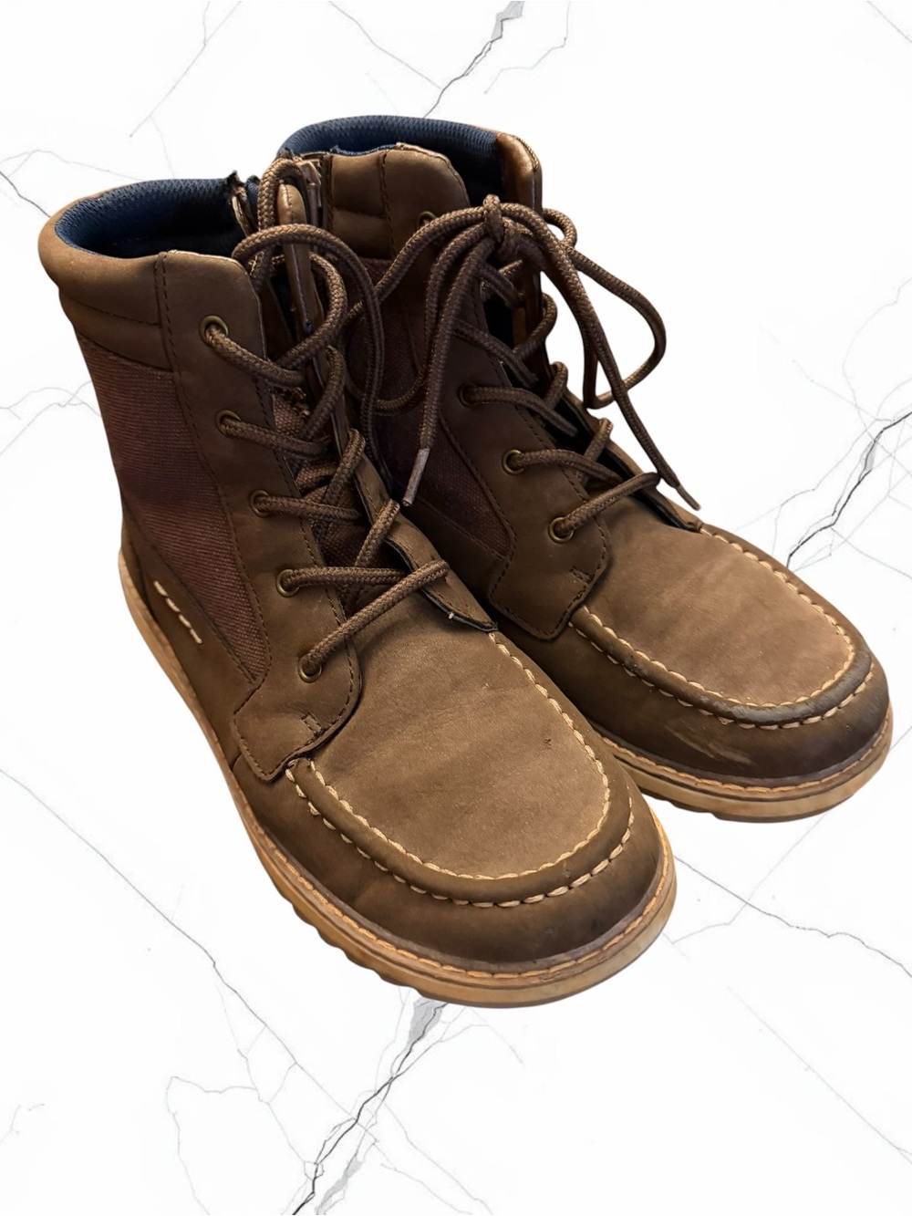 Highland Creek "Beau" Big Kids‎ Moc-Toe High-Top Back to School